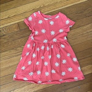 Pink Floral Kids Dress